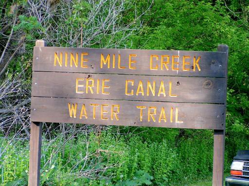 Nine Mile Creek Sign