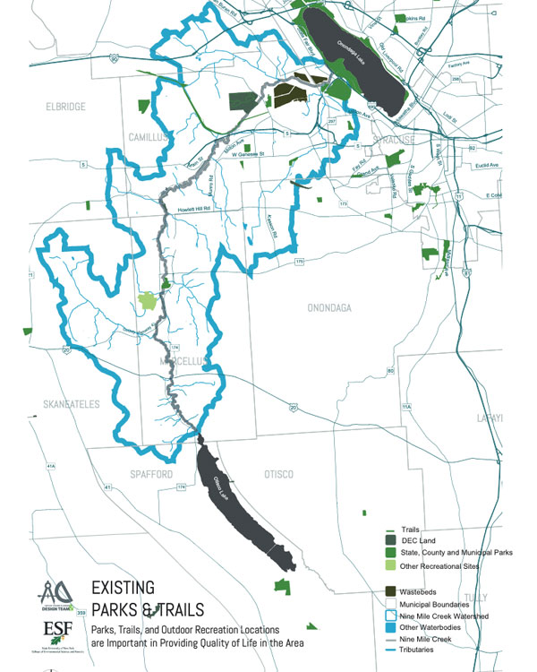 Existing Parks and Trails Map
